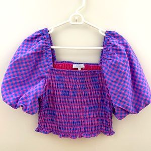 Endless rose gingham top